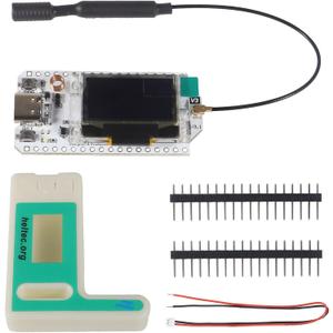 ESP32 LoRa V3 LoRa32 OLED Development Board 0.96inch OLED Display CP2102 915MHz Antenna Transceiver and Protective Case for Lora Board Compatible with Arduino ESP8266 NodeMCU IOT Smart Home