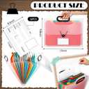 Motipuns School Memory Box K-12 Memory Book Photo Album for Kids, School Years Keepsake Scrapbook from Preschool Through 12th Grade with 13 Pocket for Storage Pictures File Keeper(1 Pc,White)