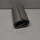 Yoga Knee Pad Cushion, 24 x 9.8 x 0.8 in Thick Mini Yoga Mat, Odor-Free NBR Workout Mat with Storage Strap, Small Exercise Mat for Yoga, Pilates, Kneeling, Planks & Home Gym (Gray)