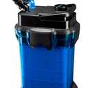 Penn-Plax Cascade 1200 Canister Filter - 315 GPH Aquarium Filter for Tanks Up to 150 Gallons - 360 Degree Flow Valves, Poly Fiber Pads, Bio-Sponge & Activated Carbon -Fresh & Saltwater -11.5x11x20.5in