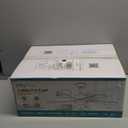 42 inch Ceiling Fans with Lights, Modern Ceiling Fan with Remote Control App, DC Motor Quiet, 3CCT Dimmable Memory, Led Sloped Flat Ceiling Fan with Light for Bedroom Indoor&Outdoor Patio White