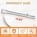 Burner Tubes for Captiva Designs 4-Burner Propane Gas BBQ Grill Replacement Parts with Side Burner Burners for Captiva Designs Grill Accessories, Rust-resistant Stainless Steel, Heat-resistant, 4 PCS