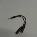 SiYear 6.35mm 1/4 inch Male Plug Stereo to 2 Dual 1/4 "TRS Female Jack Connector Audio Speaker Cable, Y Splitter Adapter Cable (20CM / 8Inch)