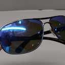Calcutta Regulator Polarized Sunglasses (Black/Blue Mirror)