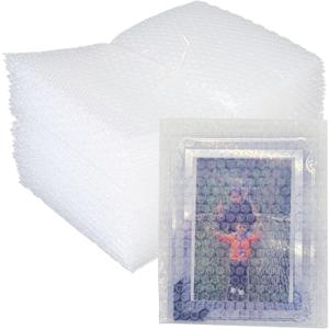 50 Pcs Bubble Pouch Wraps, 8''x10'' Clear Bubble Out Bags for Packing, Double Walled Cushioning Bags for Shipping, Storage and Moving