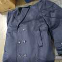 Ben Sherman Wool Blend Double Breasted Peacoat DN, Medium