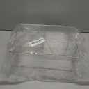 Clear Plastic Storage Bins 8 Pack - Pantry Organizers and Storage, Fridge Organizer Containers for Kitchen, Cabinet, Freezer, Bathroom, Clost, Home Organization (4 Larger + 4 Small)