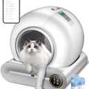(2025) Self Cleaning Litter Box, Upgraded Robot Automatic Litter Box for Multiple Cats, 65L+9L Extra Large, Features Negative ion Sterilization and Deodorization, APP Control, 3 Rolls Litter Liners