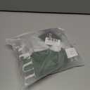 ZAFUL Bikini Sets for Women Push Up Ribbed V Neck High Cut 2 Piece Swimsuits Wrap Criss Cross Bathing Suits (Green, S)