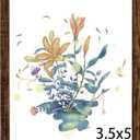 BESCRCL 3.5x5 Picture Frame, Photo Frame for Wall Mounting or Tabletop Display, Brown