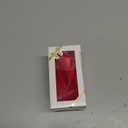 HUIHUANG Red Velvet Ribbon 1 inch Red Frayed Silk Fringe Velvet Ribbon for Ornaments Crafts, Christmas Tree Decoration, Gift Wrapping, Floral Bouquets, Wreaths, Wedding Decor