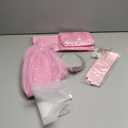 Light Up Princess Dress Up for Girls 3 4 5 6, Toddlers Dress Up Clothes, Princess Toy for Kids Birthday Gift (Royal Pink)