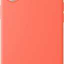 Silicone Case Compatible with Apple iPhone 16 Silicone Case with Magsafe and Camera ControlSoft Slim Back Phone Protection Cover for Women Men (Tangerine)