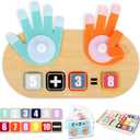 TOP BRIGHT Preschool Learning Toys for Toddlers 2-4, Montessori Toys for 3-5 Year Old Boys Girls Birthday Gifts, Educational Math Manipulatives Number Counting Blocks