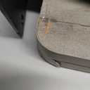 Masupu Sofa Arm Tray Table - 360 Swivel Height Adjustable End Table, Small Snack Side Table for Couch, C Shaped Table for Bed, Chair or TV Tray Table(Greige)