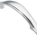 Alzassbg 10 Pack Polished Chrome Cabinet Pulls, 3 Inch(76mm) Hole Centers Cabinet Handles Arch Kitchen Hardware for Cabinets and Drawer AL3028CP