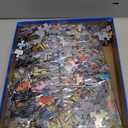 Re-marks Coastal Stamp Collage Puzzle, 500 Large Piece Jigsaw Puzzle for All Ages