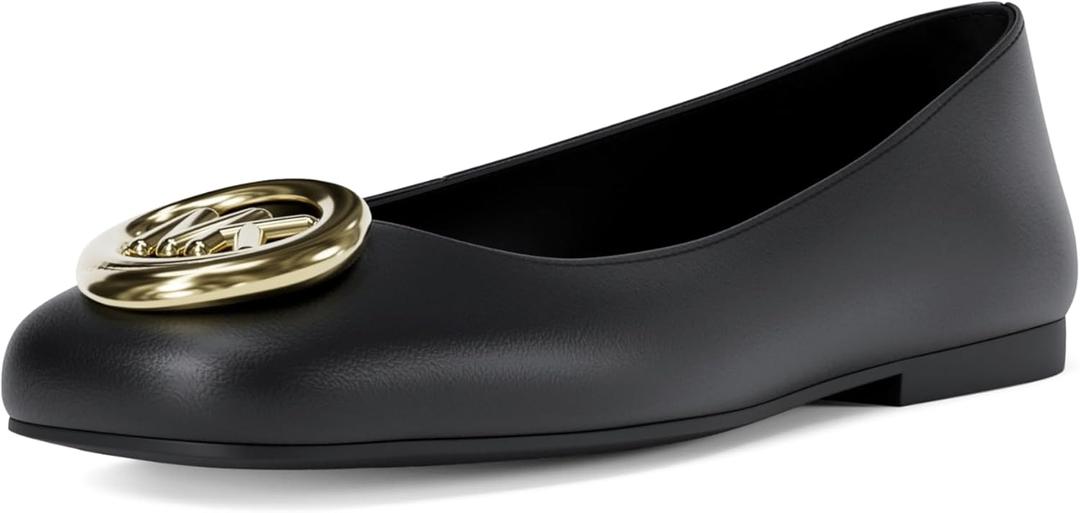 Michael Kors Women's Milan Flex Ballet Flat (7.5, Black)