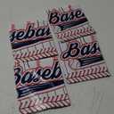 4 Pcs Baseball Tablecloths, Plastic Baseball Table Covers Rectangular Table Cloth for Baseball Themed Party Supplies Sports Event Birthday Party Decorations, 51x86 Inch (51 x 86inch)