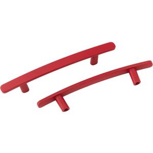 3" 3.78" 5" Red Drawer Pulls Kitchen Cabinet Handles Dresser Pull Handles 76 96 128mm (4, 3 inch Hole Centers)