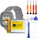 LSS352325P Battery Compatible with Fitbit Versa 3 Fitness Smartwatch FB511 Replacement Battery for with Repair Tool kit