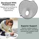 Babymoov Lovenest Organic Baby Infant Cushion, Pediatrician Designed Versatile, Comfortable, Machine-Washable Head and Neck Support (Made in Europe), Baby Registry Must Have