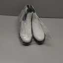 DREAM PAIRS Women's Elastic Chelsea Ankle Boots Platform Low Chunky Block Heel Lug Sole Slip on Fall Heeled Booties Shoes, Size 8.5, White, SDAB2316W