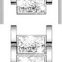 Bling Diamond Metal Band Compatible with Apple Watch Band for Women 42mm 44mm 45mm 46mm 49mm, Dressy Pattern Replacement Bracelet for iWatch Ultra SE Series 11 10 9 8 7 6 5 4 3 (Silver)