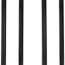 Taelakeni 36 Inch Metal Bar Table Legs, Heavy Duty Industrial Style Dinning Table Leg with Adjustment Feet Pads, Set of 2