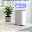 CLEVAST Small Dehumidifier for Home, 30oz Quiet Mini Dehumidifier for Bathroom, Bedroom & Closet, Portable Compact Dehumidifier for RV, Camper