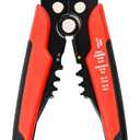 2 x YIYITOOLS Wire Stripping Tool, Self-adjusting 8-Inch Automatic Wire Stripper/Cutting Pliers Tool for Wire Stripping, Cutting, Crimping 10-24 AWG (0.2~6.0mm²),XT-1-002