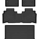 HAFIDI Floor Mats & Cargo Liner Set Fit for 2024 2025 Chevy Blazer EV &Honda Prologue All Weather Protection TPE Anti-Slip Automotive Full Set Floor Liners Chevrolet Blazer Custom Accessories - Black