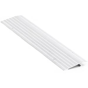 Door Threshold Ramp 1" Rise Door Ramp Aluminum Entry Ramp or Doorways Rated 800 lbs Load Capacity forWheelchair Scooters Power Chairs Walkers Metallic