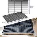 Genesis Grill Parts for Weber Genesis 300 Series (2011-2016), 17.5" Flavorizer Bars 7620, Heat Deflectors 7622 & 19.5" Grill Grate 7524 - Fit E310/E320/E330/S310/S320/S330