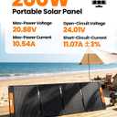 200W Portable Solar Panel Foldable, IP67 Waterproof, 23.5% Mono Efficiency
Folding Solar Panel 200w for Portable Power Station Camping RV Off-Grid Emergency Blackouts