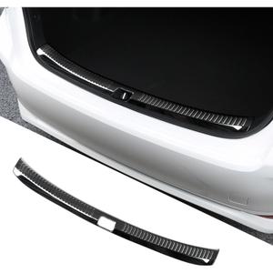 BLOPER Stainless Steel Car Inside Rear Bumper Projector Guard for (Toyota Corolla A Carbon Fibe2019-2024)