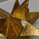Braxio Modern Style Indoor Home Decor - Resin Gold Multi-Angle Stars Abstract Geometric Sculpture for Living Room Office Desk Bookshelf Table Decor Home Decorations 7 * 7 * 6 Inch