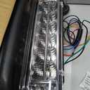 Golf Cart Precedent LED Headlight Light Kit Compatible with Club Car Precedent 2004-Up Front Replace Head Light 12V Light Kit Assembly with Bumper For Club Car Precedent Gas and Electric