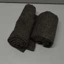 MIULEE 18x18 Inch Decorative Pillow Covers for Couch Bed Set of 2 Textured Boucle Neutral Throw Pillow Covers Dark Coffee Brown Accent Solid Pillowcases Sofa Living Room Home Decor