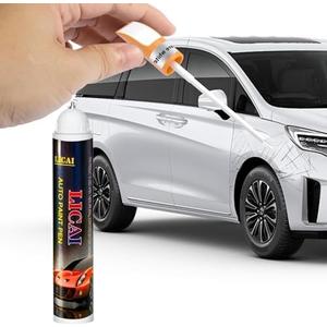 Pack of 3, Pure White Touch Up Paint for Cars, Auto Pure White Car Paint Touch Up Pen, Two-In-One Car Scratch Repair Pen, Quick & Easy Solution to Repair Minor Automotive Scratches Touch Up Paint Pen 12ML(White)
