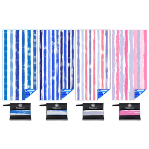 Widdonen Microfiber Beach Towel,Compact 2 Pack-71x32 Inch with Bag TravelExtra Large,Lightweight,Thin,Sand Free,Quick Dry,Absorbent.Packable for Camping,Swim,Pool,Bath,Picnic,Cruise Essentials Gift