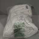 ELNIDO QUEEN® Feather Comforter Full Size, Filled with Feather and Downfiber, Luxurious All Season Fluffy Duvet Insert, Ultra Soft Hotel Collection 100% Cotton Cover Bed Comforter, White 82x86 Inch