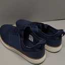 Men Casual Dress Shoes Fashion Sneakers Lightweight Breathable Laceless Walking Shoes Gym Tennis Athletic (10.5, Dark Blue)