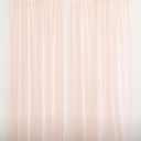 Ling's moment Blush Sheer Curtains, Chiffon Wrinkle-Free Window Doorway Drapes Backdrop for Sliding Glass Doors Living Room Wedding Party Bedroom Farmhouse Arch Stage, 5ft x 10ft 2 Panels
