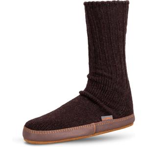 Men's and Women's Original Slipper Sock - Comfortable Men's and Women's Slipper Sock with Cloud-Like Feel, Soft and Moisture Wicking Crew Length, Genuine Suede Sole (9.5-10.5 Women/7.5-8.5 Men)