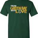 From Green Bay with Love - Men's T-Shirt for Football Fans (X-Large)