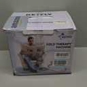 Cold Therapy Machine,Programmable Timer Knee Ice Machine with Silent Pump,Knee Replacement System for Cryotherapy Pain Sports Injuries,Ice Therapy Ankle/Leg/Shoulder/Back/Hip (Grayish White)