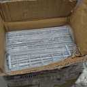 C&AHOME Wire Cube Storage, 16-Cube Organizer Metal Grids Storage, Storage Bins Shelving, Modular Bookshelf Shelves, DIY Closet Cabinet Ideal for Bedroom, Office 48.4L x 12.4W x 48.4H White