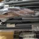 HOTEEL Gazebo 12x20, Outdoor Gazebo on Clearance with Double Ventilated Arc Roof, Privacy Curtains & Mosquito Netting, Easy Set up Canopy Tent with Stable Metal Frame for Patio, Brown