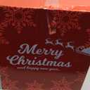 HOMESEASONS 2 Pack 18" Lighted Large Artificial Poinsettias for Outdoors LED Poinsettia Flowers Artificial Faux Poinsettia Plants Poinsettia Christmas Decorations for Office Home Kitchen Decor (Red)